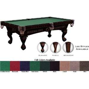  Michigan State Pool Table Cherry 7 Foot