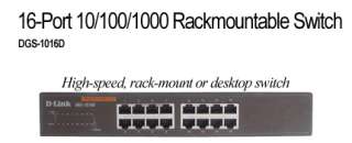 Dlink Dgs 1016d Switch 16 port 10/100/1000mbps 790069268328  