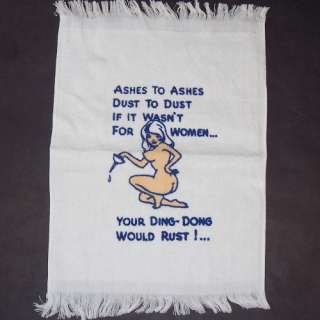 12x Ashes Dust Ding Dong Funny Novelty Towel Gag Gift  