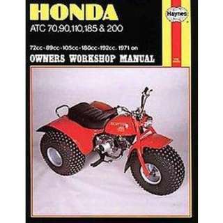 Honda Atc 70, 90, 110, 185 and 200 Manual (Paperback).Opens in a new 