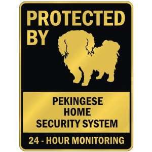    PEKINGESE HOME SECURITY SYSTEM  PARKING SIGN DOG 