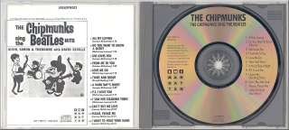 THE CHIPMUNKS sing THE BEATLES hits ~ 1ST PRESS CD 1990 ~ 12 TRACKS 