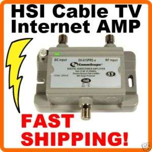 Cable TV Antenna Hi Speed Internet IN LINE AMPLIFIER  