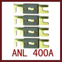 4PCS 400AMP 400A Car ANL Fuse Gold Plated For Car Audio Gauge  