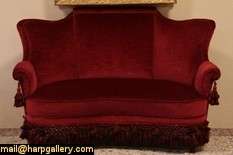 authentic furniture from the victorian period about 1880 this red 