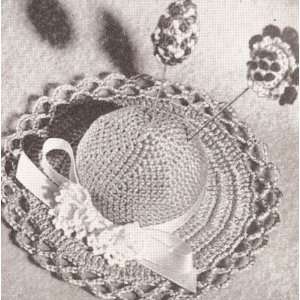  Vintage Crochet PATTERN to make   Hat Pin Cushion Pin 