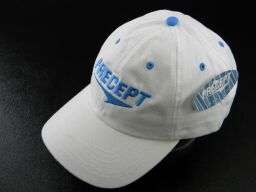 Precept Ladies Golf Hat Precept Cotton White/Blue 760778041857  
