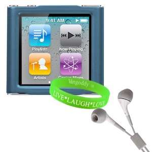  Blue Snap Case for Apple iPod Nano 6th Gen Skin Case (6th Generation 