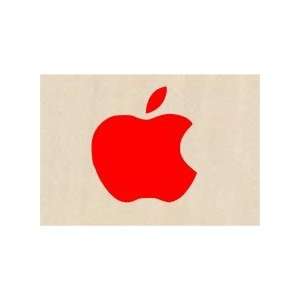Apple logo   Removeable Wall Decal   selected color Dark Green   Want 