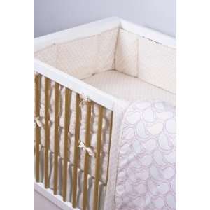  Egg Chick Organic Crib Bedding Set Pink/Aqua Baby