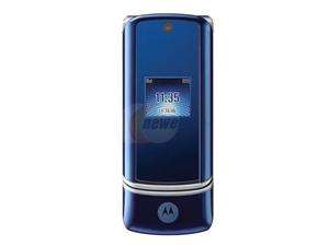    Motorola K1 Blue unlocked GSM cell phone with 2.0 MP 