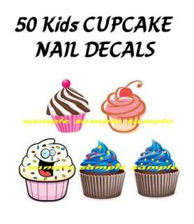 nail decals cupcake kids lot high quality nail art decals