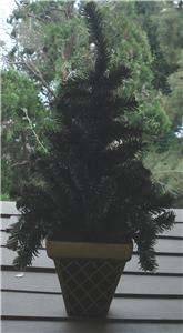 Small Size Artificial Christmas Tree in Planter Pot, VG  