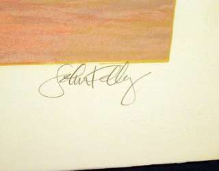 John Kelly South China Sea Signed Fine Art Lithograph From China 