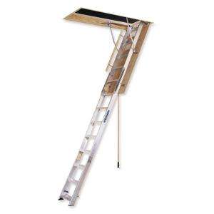   10 ft. 300 lb. Not Rated Aluminum Attic Ladder 051751082777  
