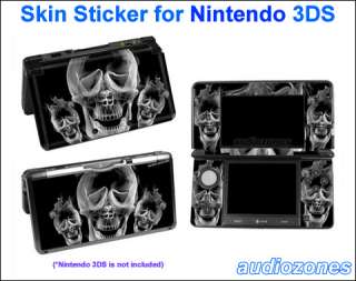 Vinyl Skin Sticker Decal Spirit Skull Design for Nintendo 3DS Handheld 
