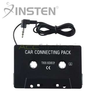 new generic insten universal car audio cassette adapter black quantity 