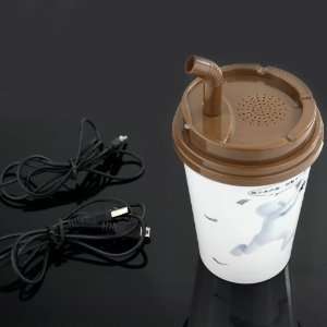  2 in1 USB Audio Music Coffee Cup Stereo Mug Speaker Electronics