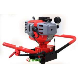   Man Post Earth Hole Digger 2 Stroke Gas Engine w/ 10 Auger Bit  