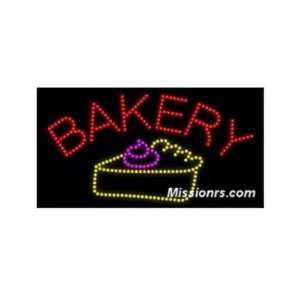    LED Sign, Bakery Sign, Red, White and Yellow