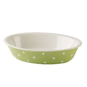  Spode Baking Days Green Oval Rimmed Bake and Serve Dish 