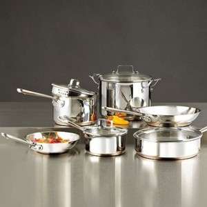 EMERILWARE Stainless Steel 10 Piece Cookware Set, new  