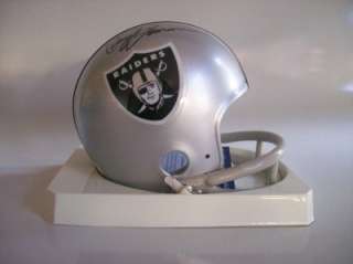   LaMonica Signed Oakland Raiders Mini Throwback Helmet PSA DNA G79334