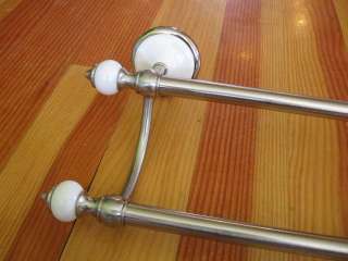 You are Buying a NEW Alexandria Bathroom Double Towel Bar in Satin 