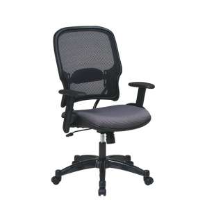 Steel SPACE Air Grid Back & Fabric Seat Managers Chair  
