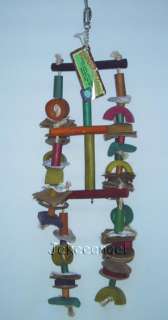 Parrot Toy Bamboozler Large Cluster Bird Toys Bamboo Oyster Shell 