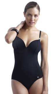 Panache SW0530 Swimwear Ava Plunge Swimsuit Black  