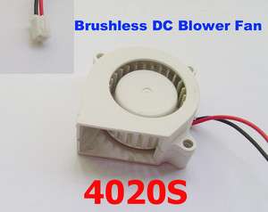 Pcs White Brushless DC Cooling Blower Fan 12V 5V 24V 40 X 40 X 20mm 