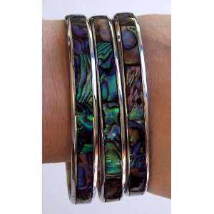  Paua Abalone Shell Bangle Bracelet