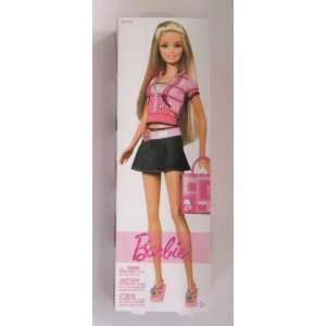  Barbie Doll Pink Shirt Jean Skirt by Mattel Toys & Games