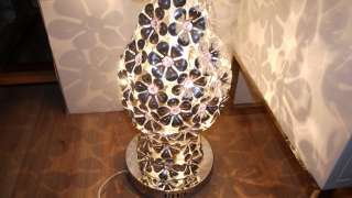 Radiance standard floor lamp designer bright crystal flower pattern 
