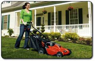   Electric Lawn Mower With Removable Battery Patio, Lawn & Garden