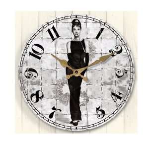  34cm Audrey Hepburn Wall Clock