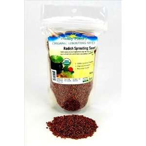 Organic Radish Sprouting Seeds  1 Lbs  Radish Seed for Sprouting 