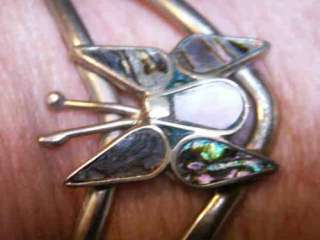 SILVER – MEXICO ABALONE BUTTERFLY Bracelet PRICE REDUCED  
