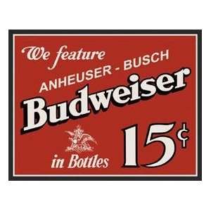  Tin Sign Budweiser Beer #995 