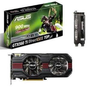  Asus Video Card GTX560 TI DCII TOP/2DI/1G GTX560 1GB DDR5 