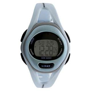   Split Strap Digital Round Case Watch   Blue.Opens in a new window