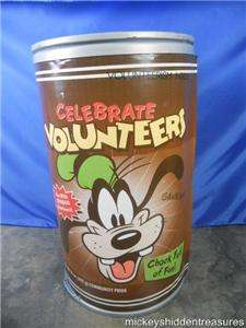 DISNEY GOOFY COMMEMORATIVE LIFE SIZE CAN PROP RARE FIND  