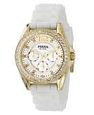    Fossil Watch, Womens White Silicone Strap ES2348 customer 