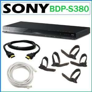  Sony BDP S380 Blu Ray Disc Player + Accessory Kit 