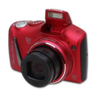 Canon PowerShot SX150 IS (Red) 14.1 MP Digital Camera 5663B001 SX 150 