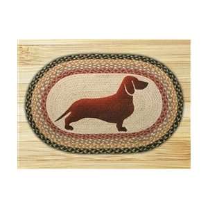   Printed Dog Rug by Karl Johnson, Braided Jute