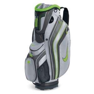 Nike Sport Cart Bag 2012 Metallic Silver/Electrolime/Wolf Grey NEW 