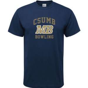   State Monterey Bay Otters Navy Bowling Arch T Shirt