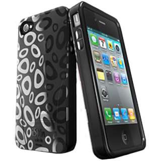 IPHONE 4 4S iSkin Solo FX SE Designer Case Carbon Black   AT&T VERIZON 